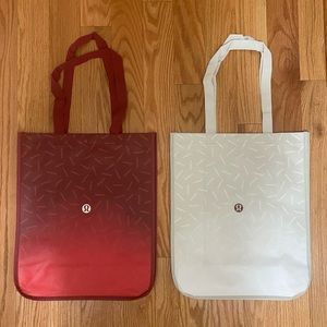 Lululemon Large Reusable Shopping Bags